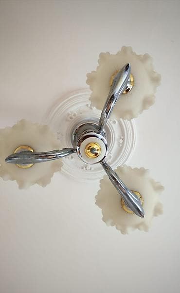 Другой декор и предметы интерьера: Люстра, 3 лампы — 1