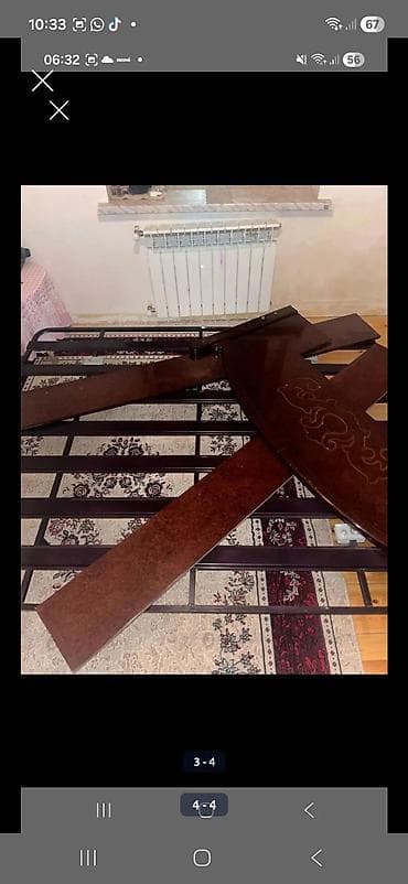 hamam ucun asma tavan: Salam çarpayı satılır 2 neferlik heç bir problemi yoxdur sökülüb — 4