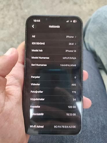 iphone 5 32 gb: IPhone 14, Göy, Face ID — 7