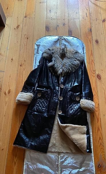 Пальто, XL, цвет - Черный — 1