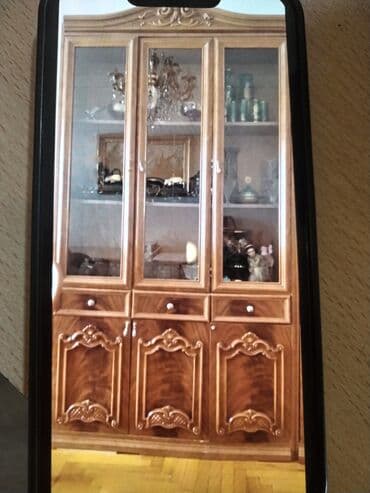 taxta dolab: İşlənmiş, Açılan, 3 qapılı Düz dolab, Bufet — 2