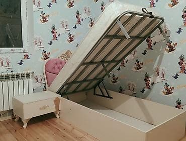 LEKSUS Baza carpayi fabrik istehsalidi. Reng secimi Goy Krem Pempe