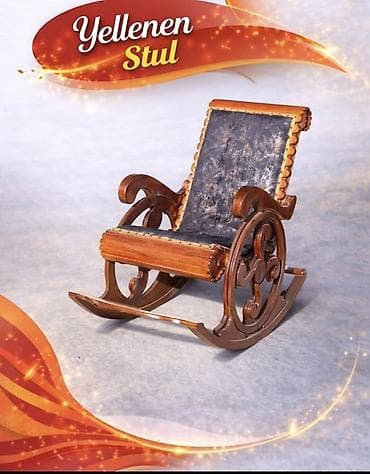 deri kreslo: Yeni, Kreslo-kaçalka, Dəri, Şəhərdaxili pulsuz çatdırılma — 1