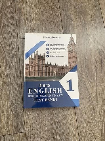 Məhsul: “English – Oxu, Dinləmə və Yazı: Test Bankı 1” (8-9-10 lalafo.az -da Məhsul: “English – Oxu, Dinləmə və Yazı: Test Bankı 1” (8-9-10