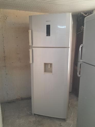 İşlənmiş 2 qapılı Beko Soyuducu Satılır, rəng - Ağ, Dispenserli