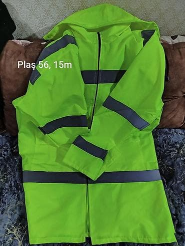 Plaşlar: Sənaye iş geyimləri dəsti və təhlükəsizlik plaşı - SOCAR loqolu iş — 4