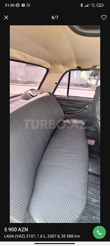 islenmis kompressor: VAZ (LADA) 2107: 1.6 l | 2007 il Sedan — 6