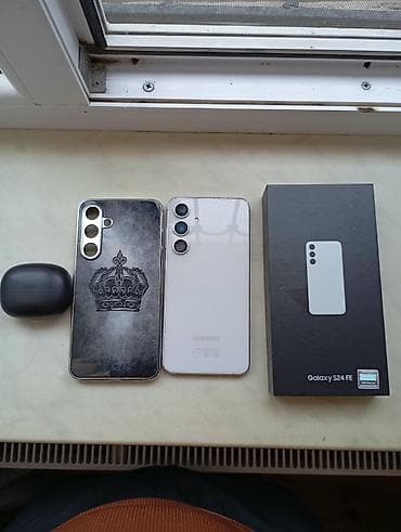 samsung galaxy tab a: Samsung Galaxy S24 FE, 128 ГБ, цвет - Белый — 1