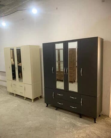 listurlar qiymeti: Новый, Распашной, 4 двери Прямой шкаф, Гардеробный шкаф, Азербайджан — 12