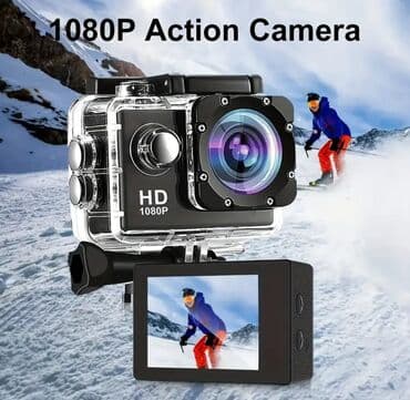 aksion kamera: 1080P keyfiyyətində video çəkilişi edə bilən, suya davamlı korpusu — 2