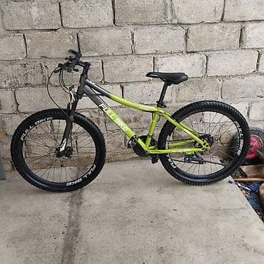 FULL BIKE dağ velosipedi - Rəng: yaşıl-qara gövdə, “FULL BIKE” loqolu — 1