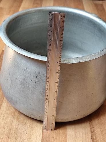 pmt qazan: İşlənmiş, Aş qazanı, rəng - Gümüşü, Rusiya — 1