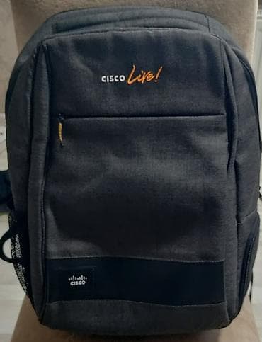 Cisco Live! Çoxfunksiyalı bel çantası - Rəng: tünd boz - Ön hissədə