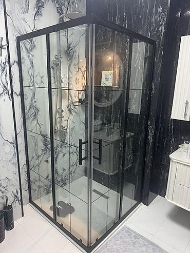 ремонт душевых кабин: Перегородка, Угловая — 4