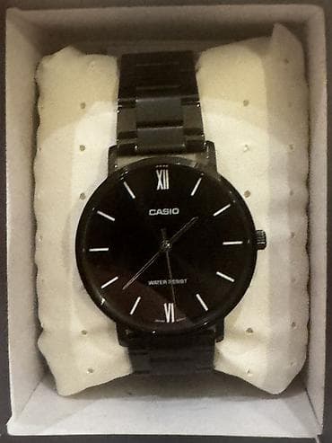 Ювелирные изделия: Наручные часы, Casio, цвет - Черный — 1