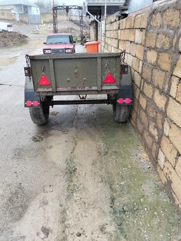 Yük qoşqusu (tək oxlu) - Metallik korpus, dərin yük yeşiyi - Arxa lalafo.az -da Yük qoşqusu (tək oxlu) - Metallik korpus, dərin yük yeşiyi - Arxa