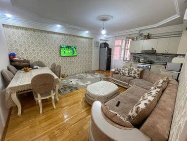 qobu lokbatan yolu: Yeni Yasamal, 2 otaqlı, Yeni tikili, m. İnşaatçılar, 56 kv. m — 1