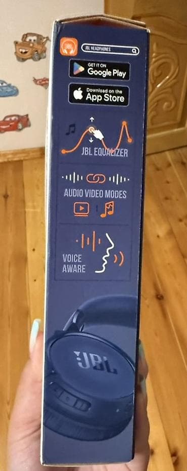 par utusu: İşlənmiş Simsiz (Bluetooth) Qulaqcıqlar, JBL, rəng - Mavi — 6