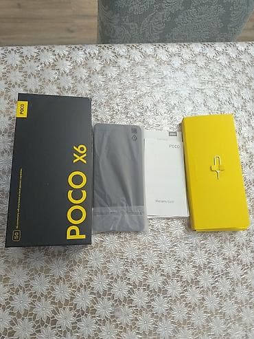 Poco X6, 256 GB, rəng - Qara, Sənədlərlə