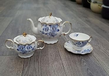 xrustal qablar instagram: Nahar dəsti, rəng - Ağ, Farfor, 12 nəfərlik — 5