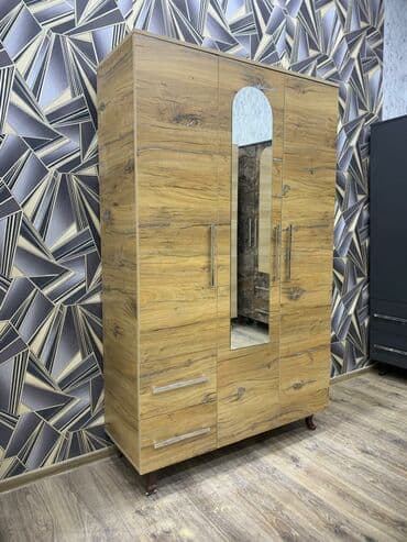 dolab satisi: Yeni, Açılan, 3 qapılı Düz dolab, Qarderob, paltar dolabı — 8