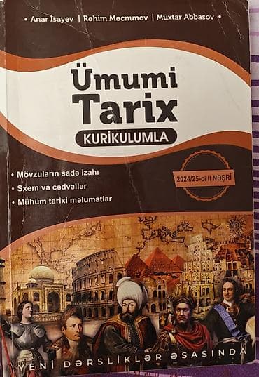 Ümumi Tarix – Kurikulumla (2024/25-ci il nəşri) adlı hazırlıq vəsaiti