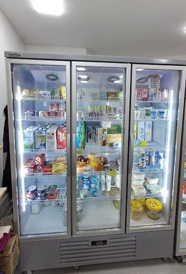 bosh soyuducu: Snow Village vitrin tipli soyuducu vitrinlər - Modellər: 3 qapılı — 1