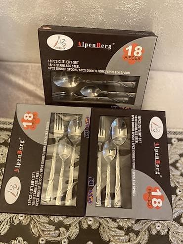 pol eskisi: AlpenBerg 18 parça süfrə dəsti (Almaniya brendi) 3 karopkadır. 1 — 3