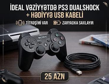 bakcell huawei modem: PS3 DualShock oyun pultu + hədiyyə USB kabeli ! - Sony DualShock 3 — 2