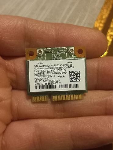 Qualcomm Atheros QCWB335 Mini PCIe Wi‑Fi/Bluetooth modulu - Model