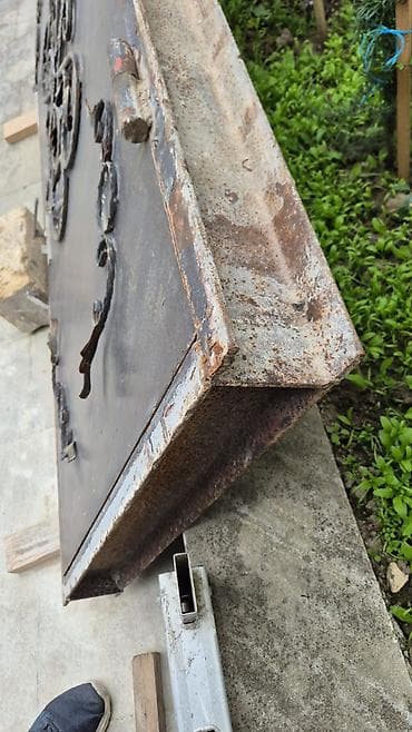 demir dolap: Dəmir Həyət darvazası, Yana açılan, 100 m, rəng - Qara, Kredit yoxdur, Ünvandan götürmə — 2