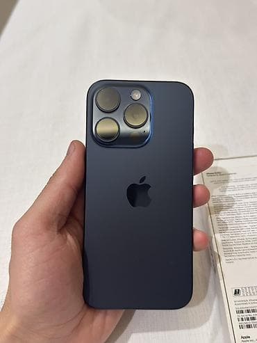 ikinci el iphone 13 pro max: IPhone 15 Pro, 128 GB, Blue Titanium, Face ID — 1