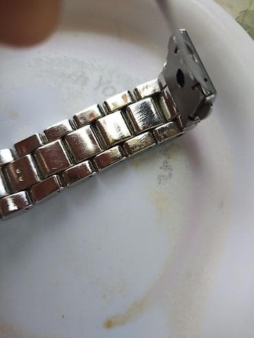 İşlənmiş, Klassik Saat dəsti, rəng - Gümüşü — 5