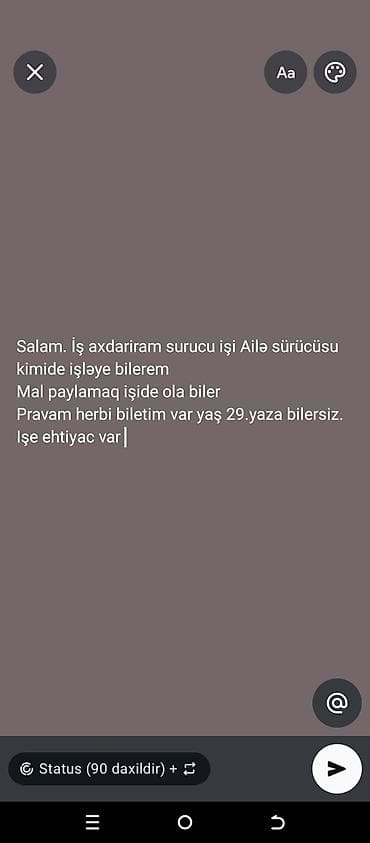 Peşəkar sürücü xidmətləri - Şəxsi/ailə sürücüsü kimi işləyə bilərəm -