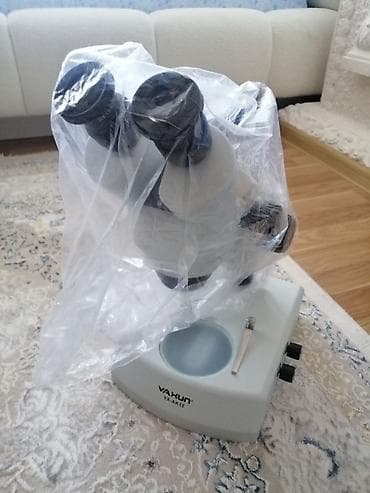 islenmis svarka aparati: Vaxun YX-AK12 binokulyar stereo mikroskop. Cihaz iki gözlü baxış — 3