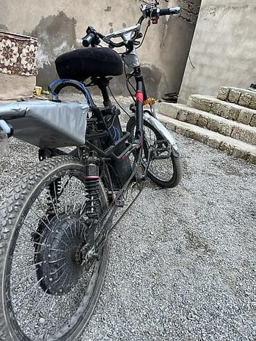 Uşaq velosipedləri: Elektrik velosipedi – Mustang - Rəng: qara/qırmızı - Çərçivə: aşağı — 4