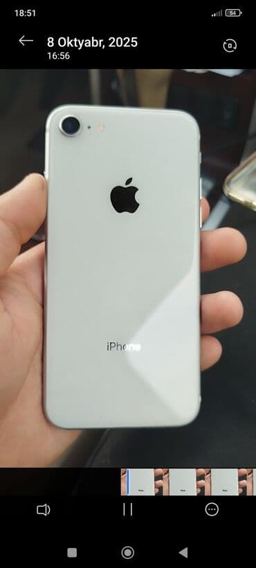 IPhone 8, Ağ, Barmaq izi