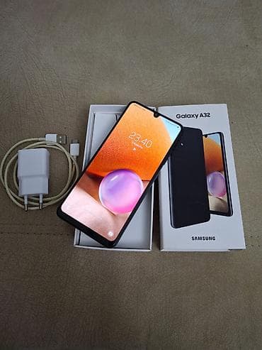 samsung a32 ekran: Samsung Galaxy A32, 64 GB, rəng - Qara, Barmaq izi — 2