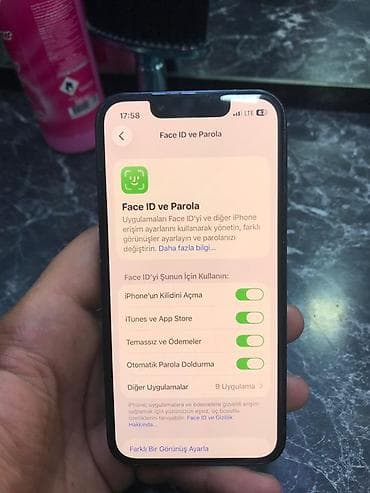 maqnitafon satisi: IPhone 13 mini, 128 GB, Midnight, Simsiz şarj, Face ID — 7