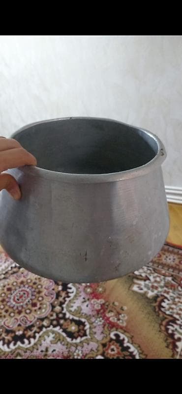 Казан, цвет - Серый, Алюминий, 28 см — 2
