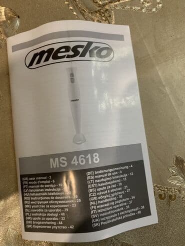 blender ucuz: Əl blender, Mesko, İşlənmiş — 4