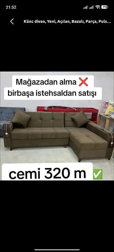 multik sekilleri: Künc divan, Yeni, Açılan, Bazalı, Parça, Şəhərdaxili pulsuz çatdırılma — 1