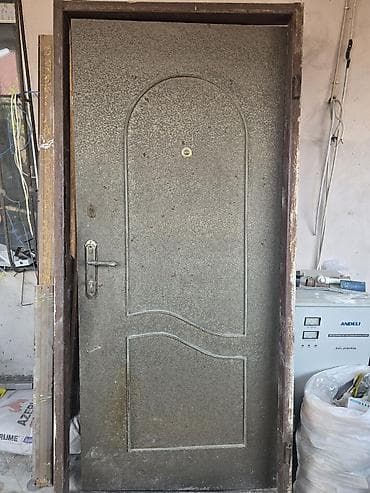 Dəmir giriş qapısı - Material: tam metal konstruksiya, möhkəm çərçivə — 1