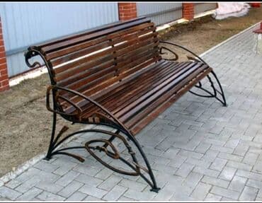 Sifarişlə bağ yelləncəkləri: Metal en mmc olaraq istədiyiniz forma və ölçüde demir işlerinin — 9