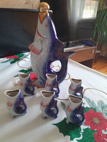 servant qablari: Fiqur, rəng - Göy — 1