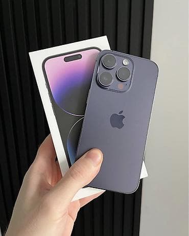 IPhone 14 Pro, 256 GB, Deep Purple, Zəmanət, Simsiz şarj, Face ID