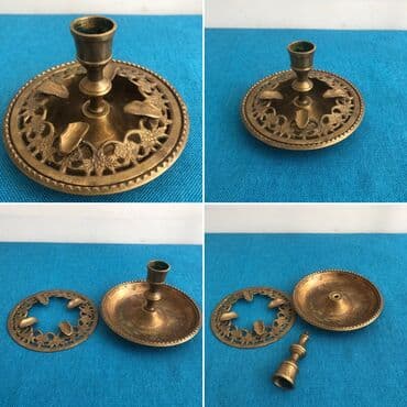 antik şamdan: Antik Latun samdanlar sovet dovrune aid 2 ci sekil. 40 manat 3 ve 4 — 3