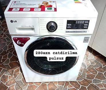 bosh paltaryuyan: Paltaryuyan maşın LG, 6 kq, Avtomat, Qurutmasız, Kredit yoxdur — 1