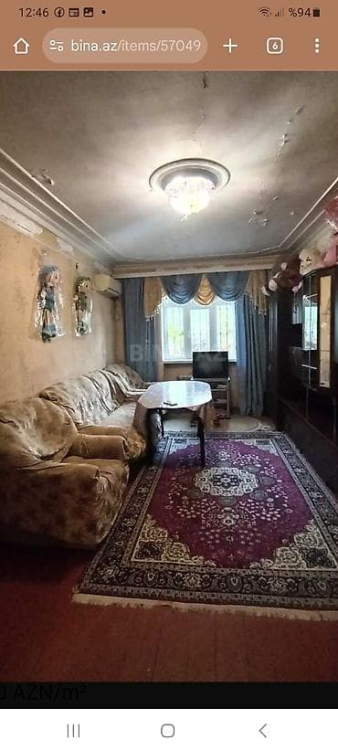 kirayə ev 300: 4 otaqlı mənzil – geniş və işıqlı planlama - Otaqlar: 1 böyük qonaq — 1