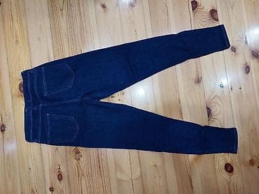 Cinslər: Qadın dar kəsimli cins şalvar - Rəng: tünd indiqo (dark blue) - — 3